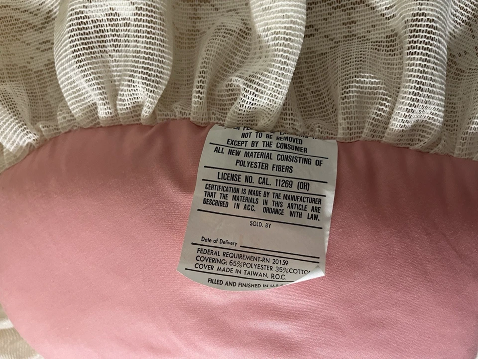 Heart-Shaped Lace with Ribbon Trim Decoration, Victorian, Romantic, Throw Pillow - Image 4 of 4