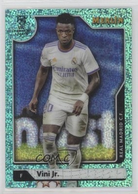 2021 Merlin Collection Chrome UEFA Club Competitions Vinicius Junior Viní Jr n0c
