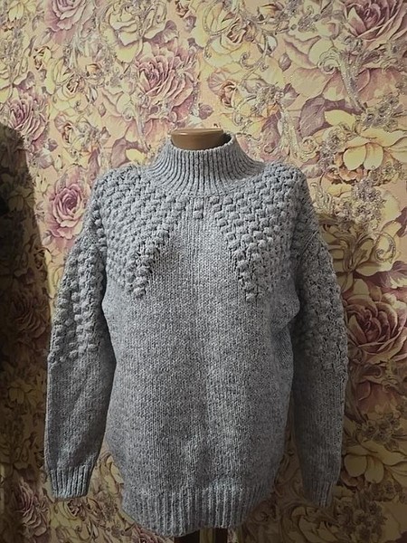 Women Falmer Heritage Sweater Grey Acrylic 40 / L