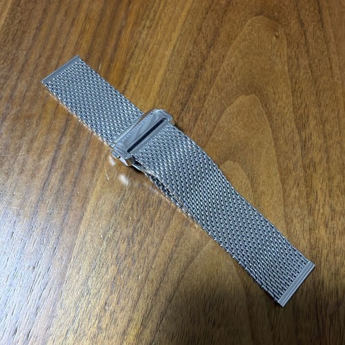 Hamilton Genuine Stainless Steel Mesh Watch Bracelet 20mm Spring Bars Buckle