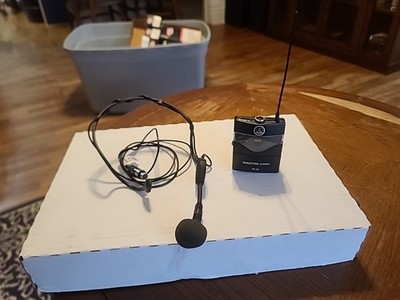 AKG Perception PT 45 Wireless RF Band A Body-Pack Transmitter w/ Lavalier Mic
