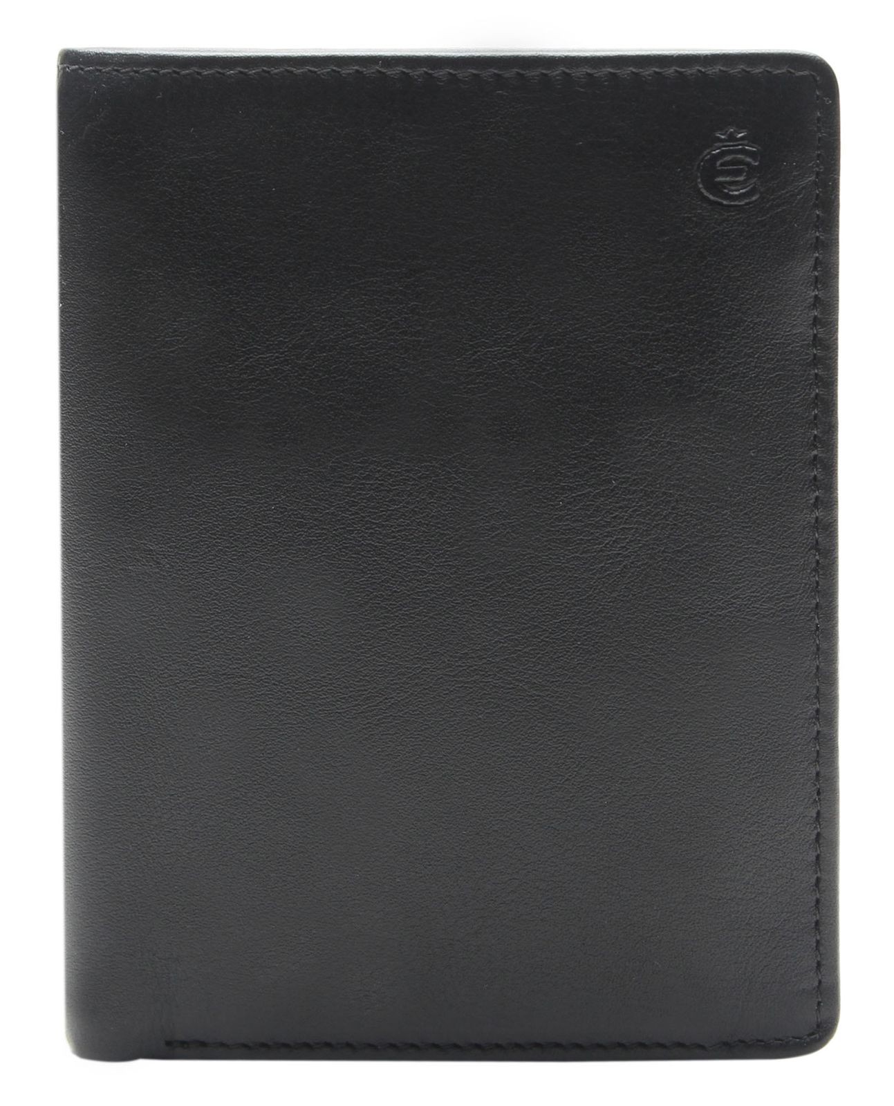 Esquire purse Logo Billfold Wallet Black