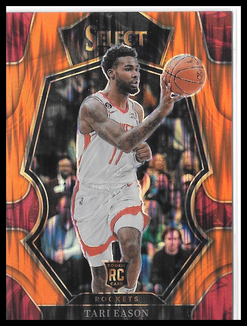 2022-23 Panini Select #183 Tari Eason Orange Flash Prizms