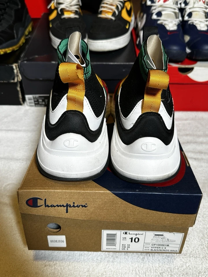 Zapatilla deportiva Champion roja y verde talla 10 para hombre Foto 3 de 4