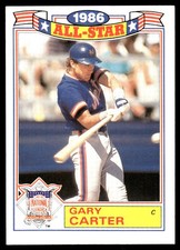 Gary Carter 1987 Topps #9 New York Mets MLB READ FREE SHIPPING AutographDen