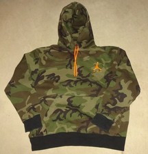 NIKE Kapuzenhoodie AIR JORDAN *camouflage/ora...