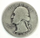 1938-S Washington Quarter - Free Shipping