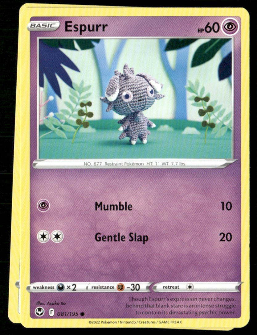 2022 Sword & Shield - Silver Tempest Espurr Basic/Common #81