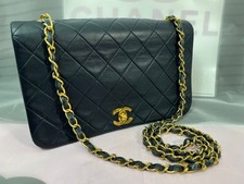 CHANEL Matelass  Full Flap Chain Shoulder Bag Lambskin Leather Vintage JAPAN 257