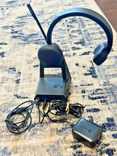 Plantronics Poly Savi 7300 Series Wireless Headset 7310 w/ Base  Power Adapter
