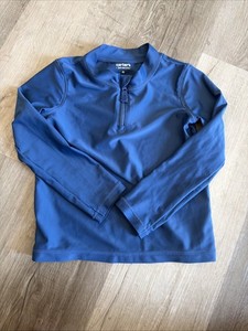 Carter Blue Kids Swim Shirt Rashguard ~ 4T