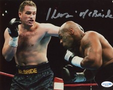KEVIN MCBRIDE SIGNED AUTOGRAPH 8x10 PHOTO PICTURE ACOA BOXING CHAMP MIKE TYSON