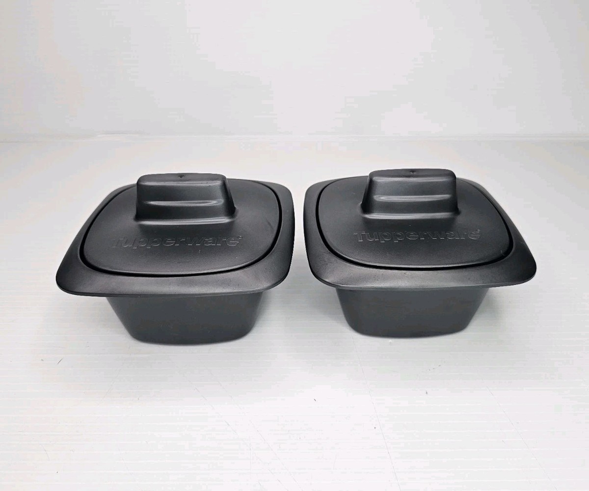 Tupperware x2 Mini Ultra Pro Remakins 250ml Oven Microwave Fridge