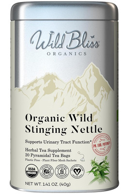 Organic Wild Stinging Nettle Leaf Tea - Caffeine Free Urinary Tract Herbal Suppo