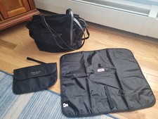 Kate Spade Diaper Bag, Wristlet, And Changing Pad, Black
