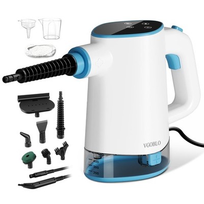 Fast Heat-Up Steam Cleaner, 500ml Removable Tank, Multi-Surface Handheld Steamer