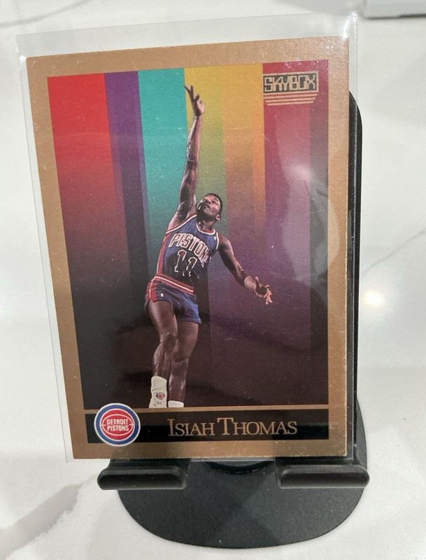 SkyBox 1990-91 Isiah Thomas Base #93 Detroit Pistons NBA Basketball Card