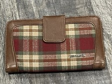 LONGABERGER Homestead Plaid Wallet Z7