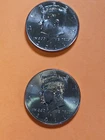 Colorized Kennedy Half Dollar (2)  American Space Collection