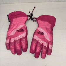 North Face Dry Vent Youth Medium Winter Gloves Pink L7