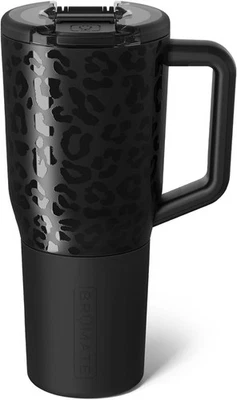 BrüMate Müv 35oz 100% Leak Proof Insulated Tumbler Onyx Leopard black DWMV35OXL