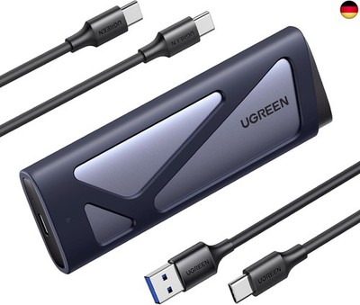M2 SSD Gehäuse, NVME SATA M.2 SSD Gehäuse USB 3.2 GEN 2 10Gbps, NVME Gehäuse für