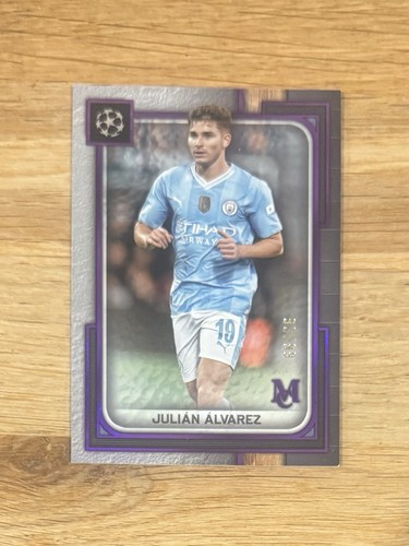 23/24 Topps Museum UCL Julian Alvarez Man City /99