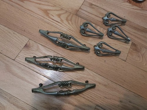 Vintage Hardware -MCM Brass Drawer / Cabinet Pulls