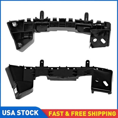 2PCS Black ABS Bumper Brackets For 2018-22 Chevy Equinox Front Driver Passenger