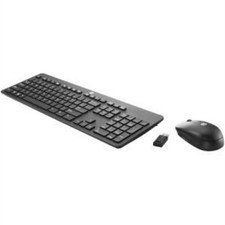 Hewlett Packard T6L04UT ABA Slim Wireless Keyboard Mouse