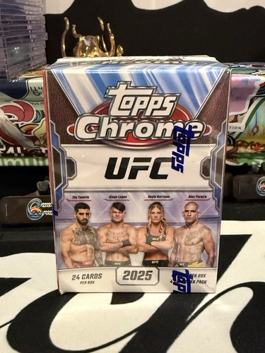 2025 Topps Chrome UFC Trading Cards Blaster Box Sealed Neu TZ