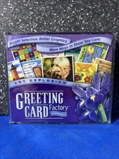 Art Explosion Greeting Card Factory Ver. 4 PC, 2004 - 4 Disc CD-ROM