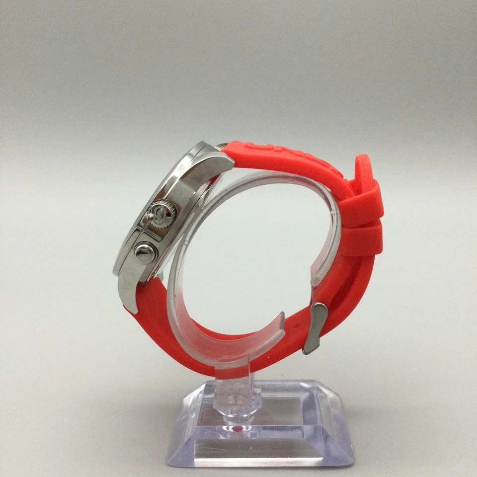 Marc Ecko UNLTD Traveler Watch Men 49mm Red Analog Digital M04032D New Battery - image 4 of 4