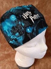 Scrub cap, Durag, medical cap or surgical hat - drawstring back Harry Potter
