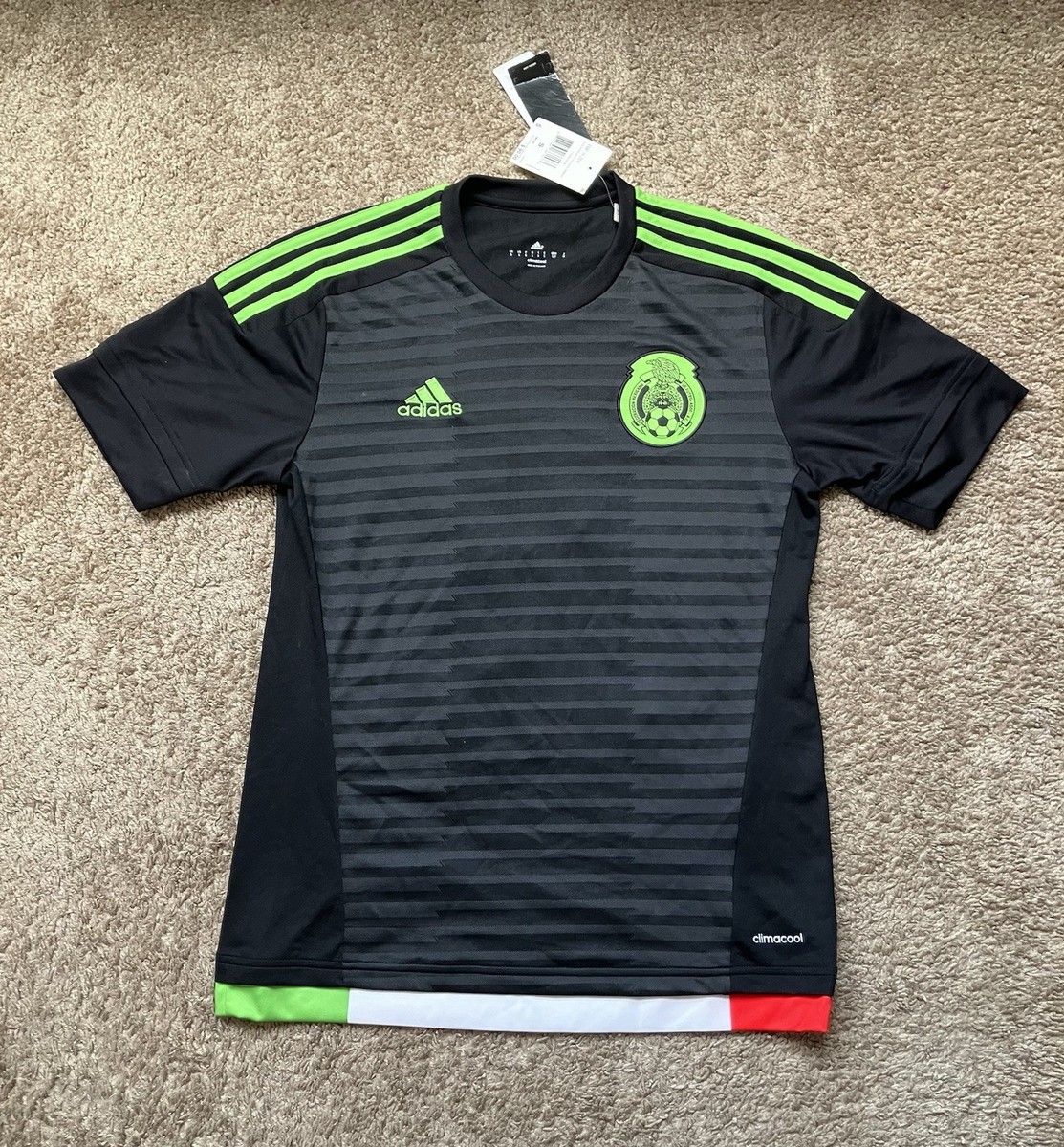 MEXICO 2015 2016 HOME FOOTBALL SHIRT SOCCER JERSEY ADIDAS SMALL