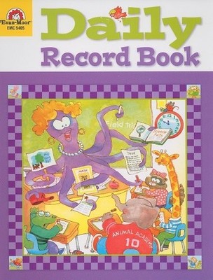 Daily Record Book, Animal Academy, Evan-Moor Educationa