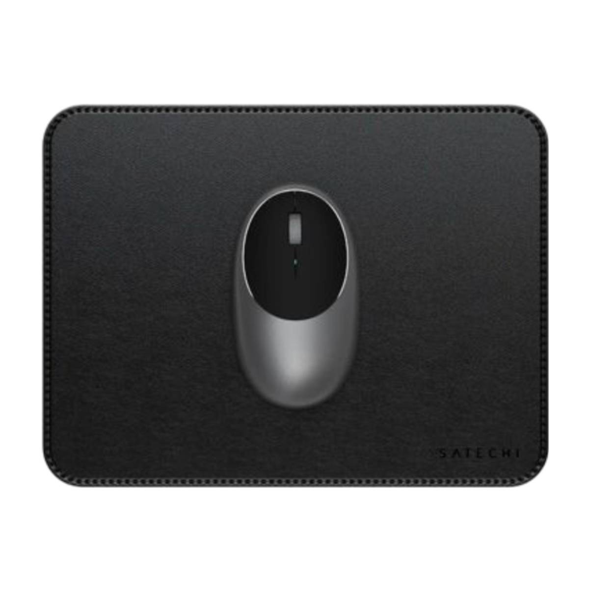 Tapis de Souris Premium Végan Édition Luxe Couture Main pour Télétravail