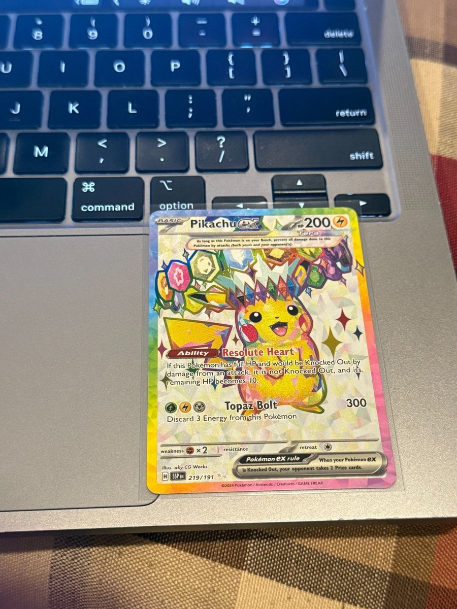 Pikachu ex 219/191 Sv08: Surging Sparks Holo | eBay