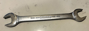 Williams Superrench 1035 USA 1 1/16 X 31/32 Wrench Industrial Hand Tool VGC