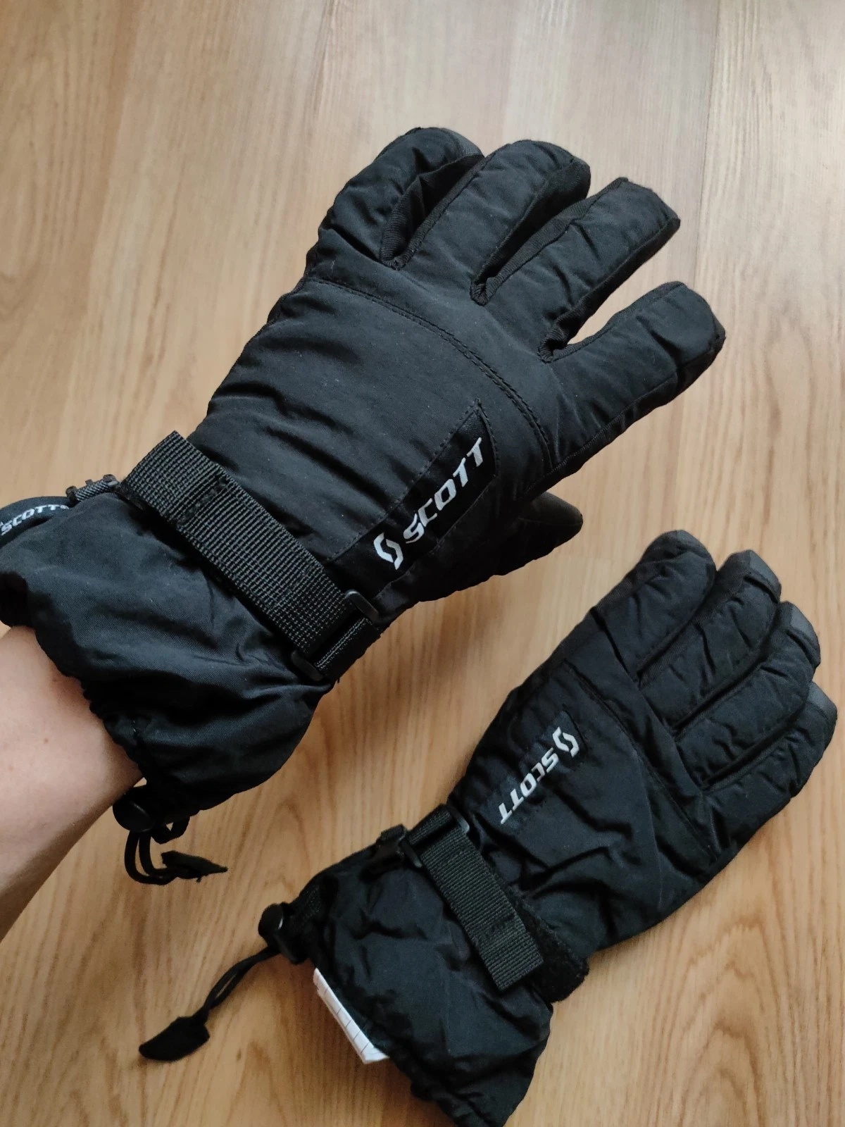 Scott Winter Ski Gloves Snowboard Performance Windproof Grip Palm Black Outdoor