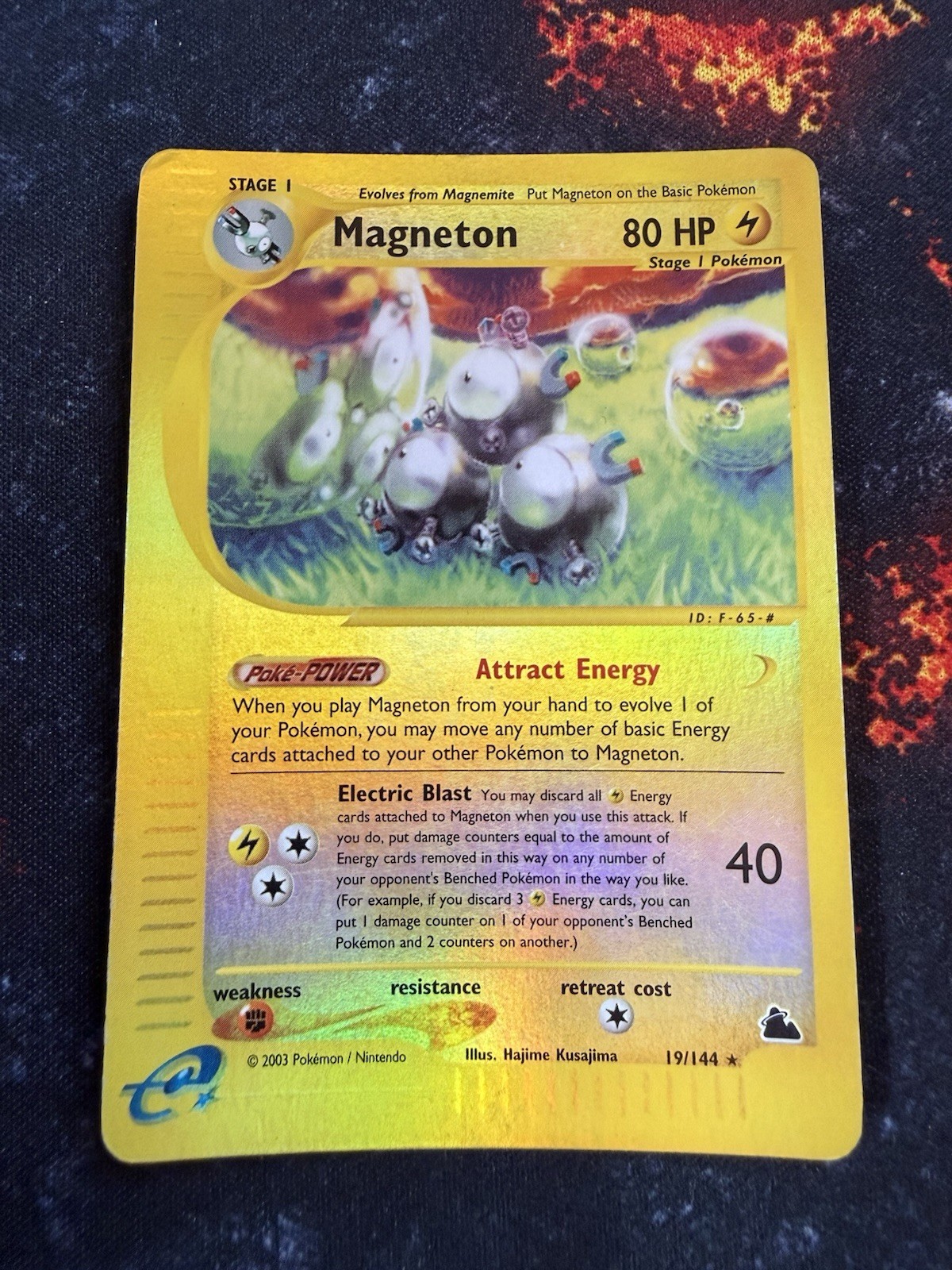 Magneton 19/144 Skyridge Reverse Holo