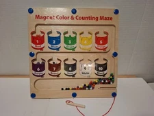 Lakeshore Magnetic Color Maze Learning Game Color Matching Magnetic Mover Pen