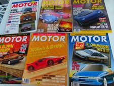 Modern Motor Australia  Magazines  6 issuesJan-June 1991 complete /post included