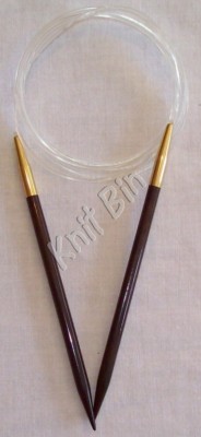 Rosewood 60'' Circular Knitting Needles; Choose from Sizes 6-19
