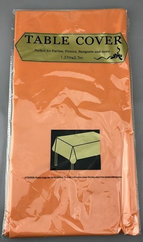 Plastic Table Cloth Colour Rectangle Cover For Wedding Birthday Party 137x274cm - Picture 12 of 21