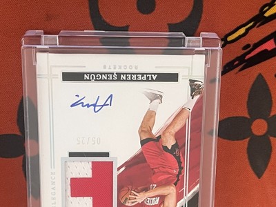 Alperen Sengun 2021-22 Panini Impeccable #05/25 Elegance RC Patch Auto Holo  RPA