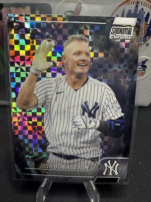  2022 TOPPS Stadium Club Chrome Josh Donaldson X-FRACTOR #14 New York Yankees