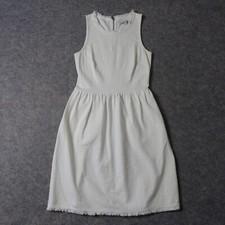 Madewell Dress Womens XSmall White Sheath Formal Fit Flare Special Occasion XS