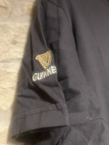 T-shirt maglietta uomo Guinness taglia XL stampa vintage dettaglio braccio grigio antracite - Foto 3 di 4