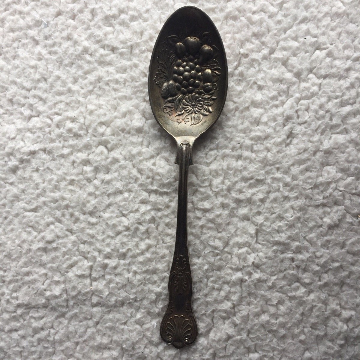 Vintage Electro Plated Nickel Silver (EPNS) Floral Fruit Serving